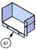 DoorKing 2600-560 Battery Tray 910/1601