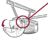 LiftMaster Smart button and antenna location for remote programming