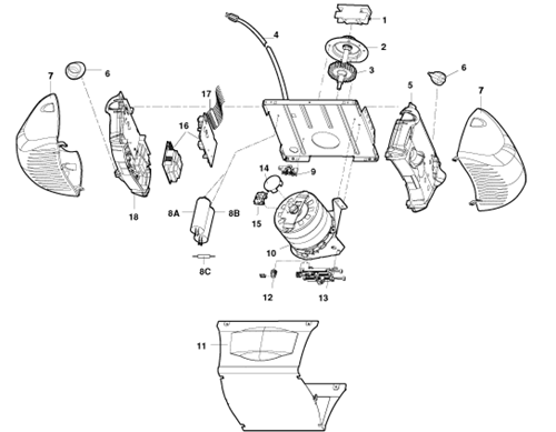 Craftsman 139.53990DS garage door opener parts diagram