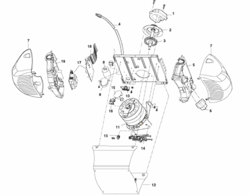 Craftsman 139.53914 garage door opener parts diagram