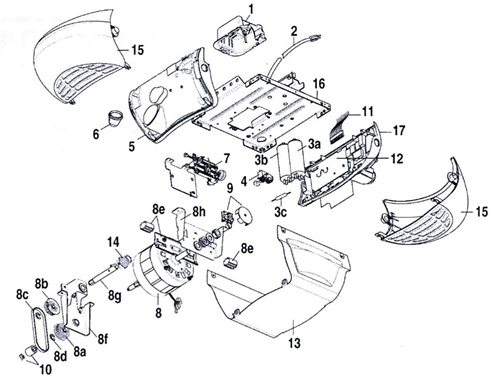 Craftsman 139.53924 garage door opener parts diagram