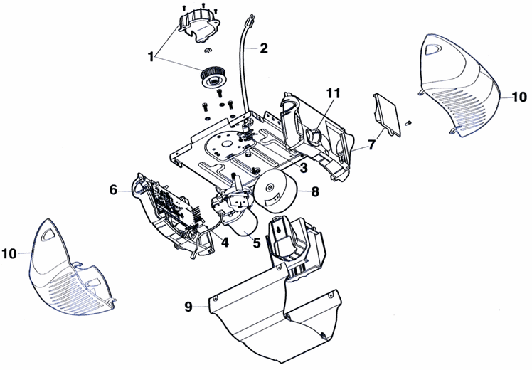 Craftsman 139.53918D garage door opener parts diagram