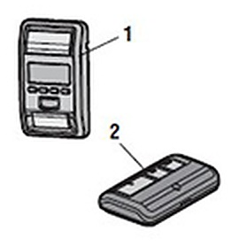 LiftMaster 8587W accessories, smart control panel and 3-button remote