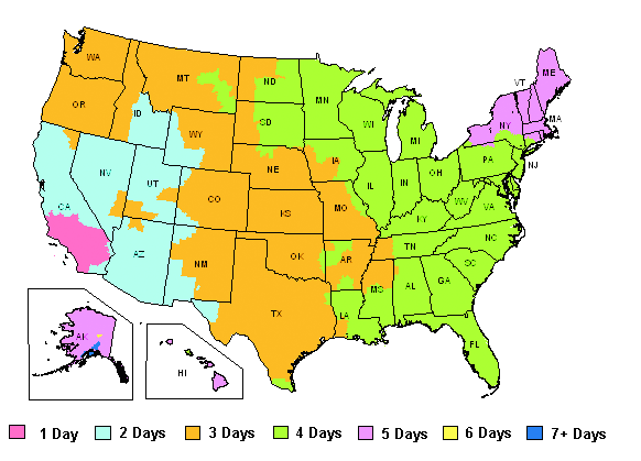 FedEx Map