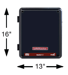 Liftmaster LA400 for dual piece gates includes control box