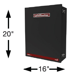 Liftmaster LA400 for dual piece gates includes control box