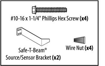 36444A.S Bag #8, Parts Pack, STB Brackets