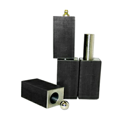 Jansen BHRC7 7" Rectangular Ball Bearing Barrel Hinge, 1-1/4" x 1-3/4", 800 lb per Pair
