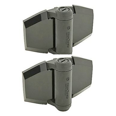 D&D TruClose TCA3 Self-Closing Gate Hinge, Wood and Vinyl Gates to 65 lb, Black, Pair
