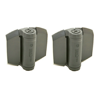 D&D TruClose TCHD1A Heavy Duty Self-Closing Gate Hinge, Metal Gates to 154 lb, Black, Pair