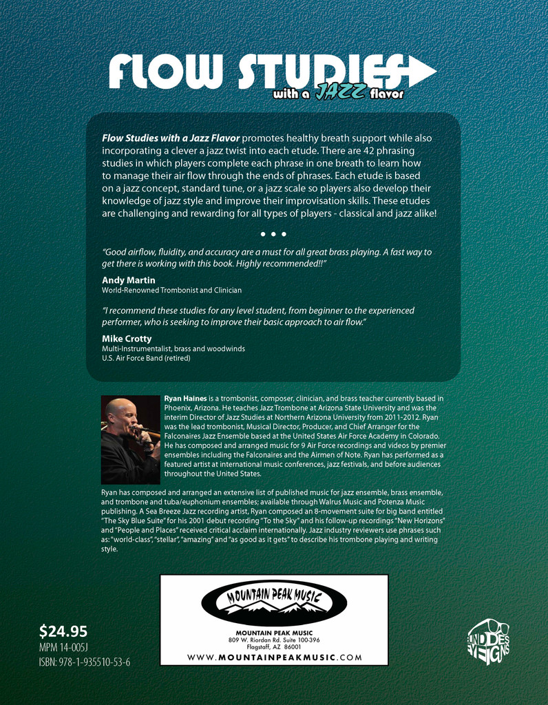 Flow Studies with a Jazz Flavor for Bass Trombone