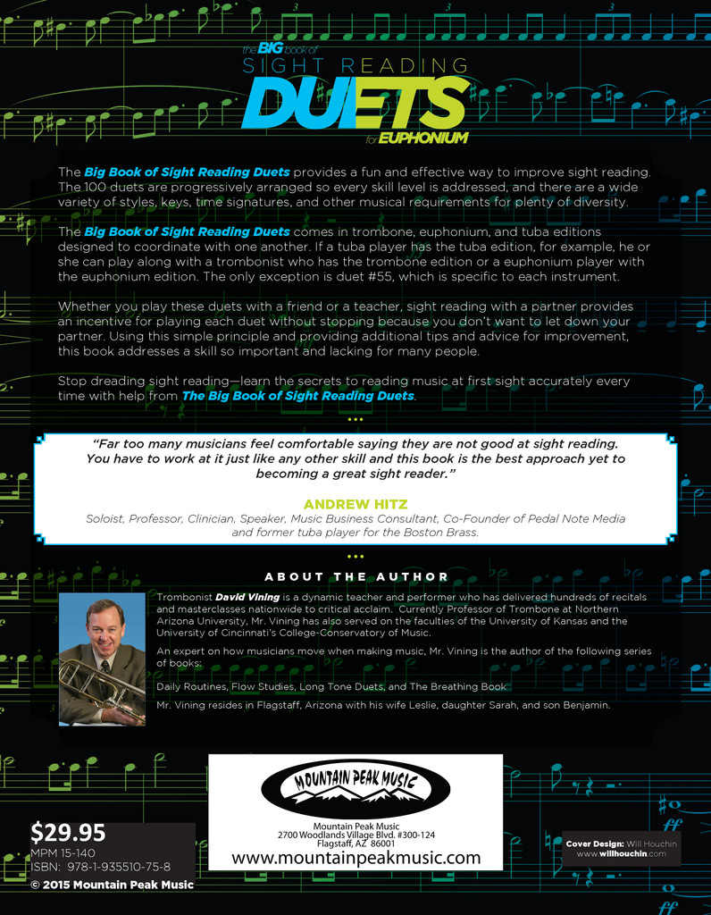 Big Book of Sight Reading Duets for Euphonium: 100 Sight Reading Challenges for You and a Friend