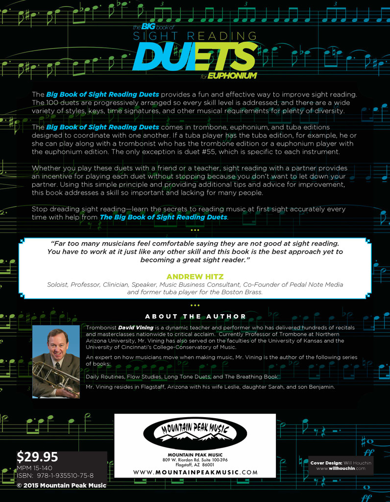 Big Book of Sight Reading Duets for Euphonium: 100 Sight Reading Challenges for You and a Friend