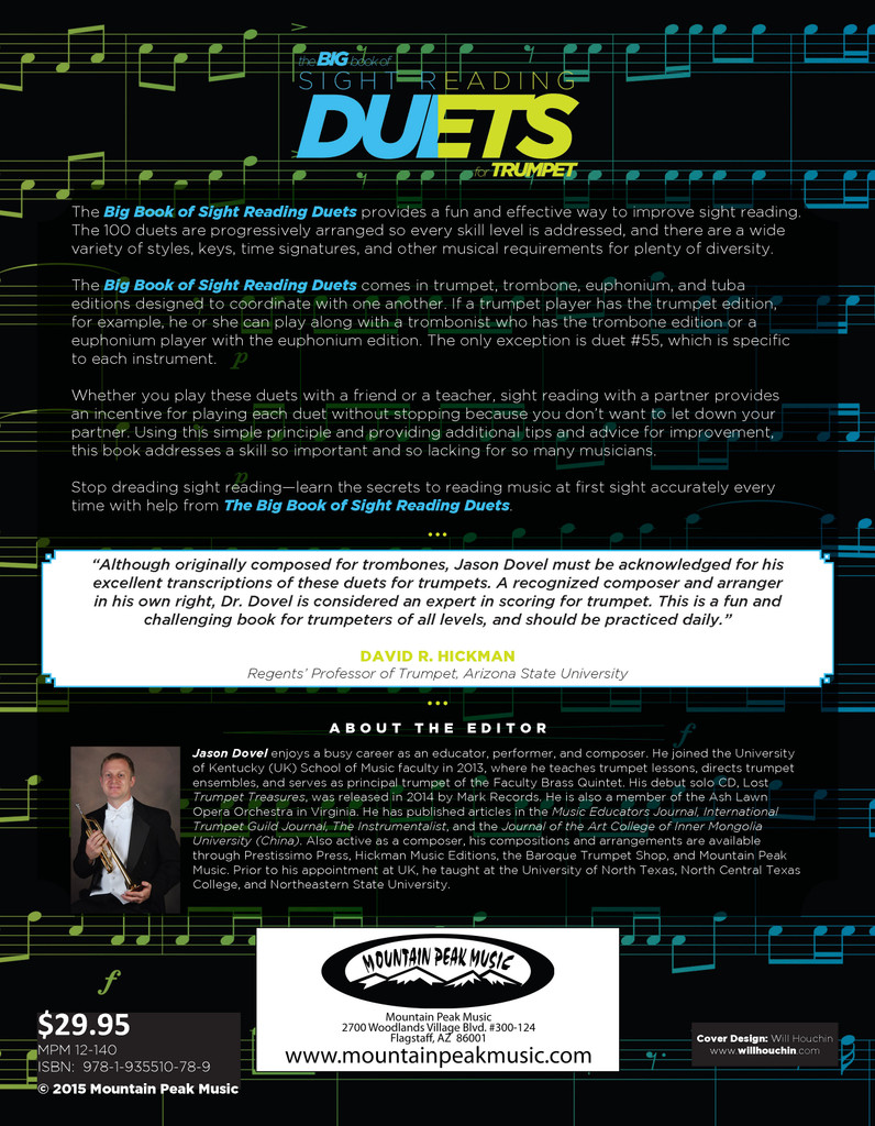 Big Book of Sight Reading Duets for Trumpet: 100 Sight Reading Challenges for You and a Friend