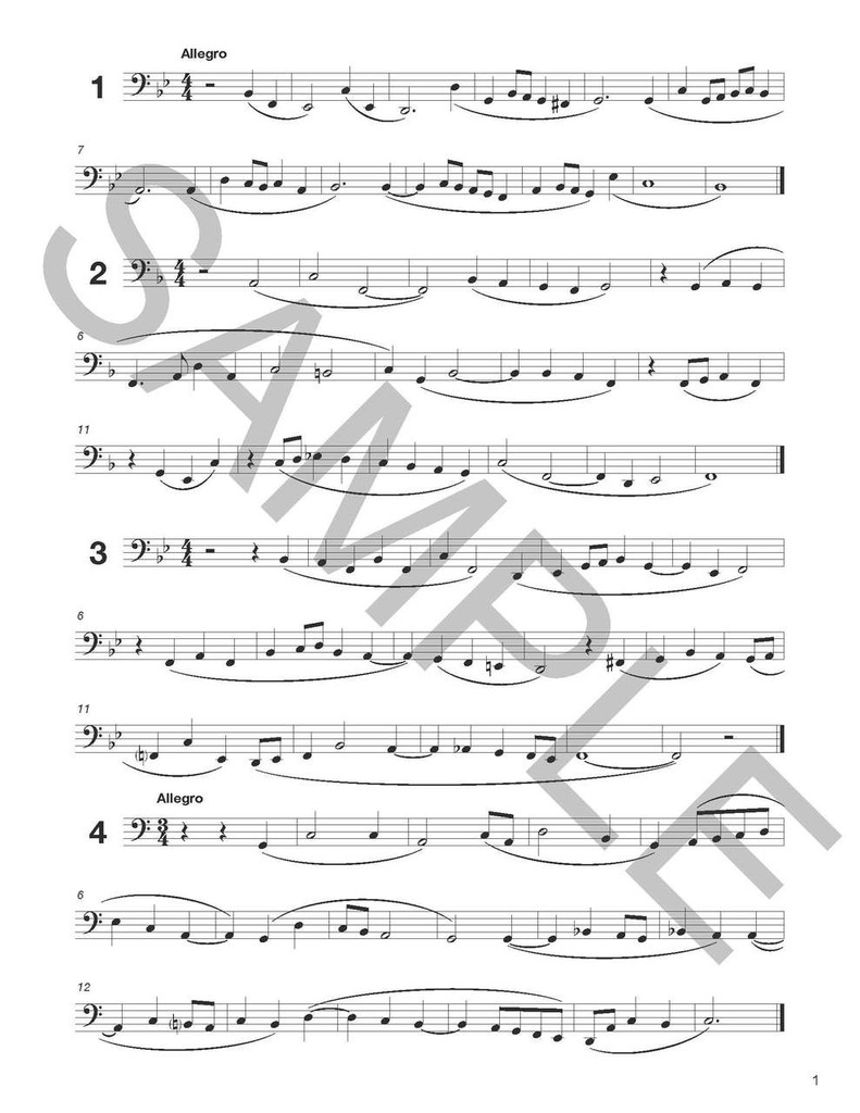 Songs Without Words for Bass Trombone/Tuba