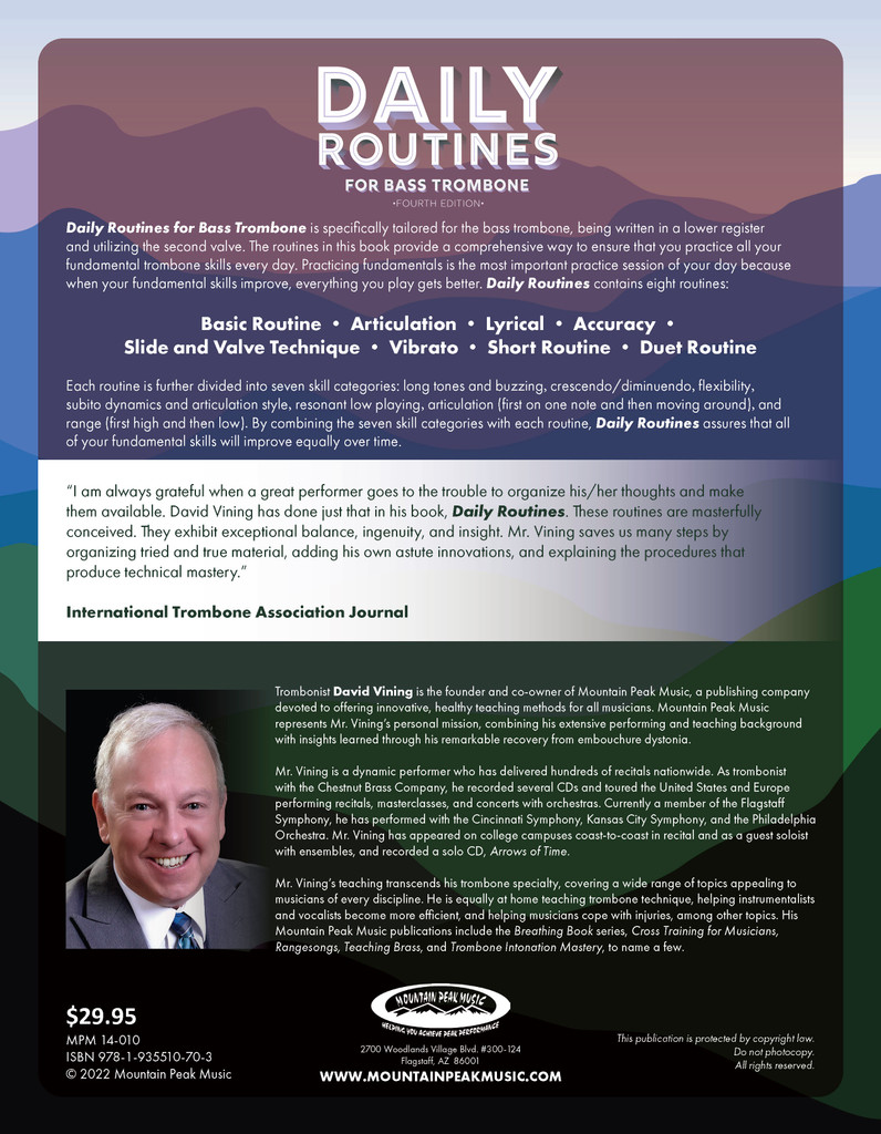Daily Routines for Bass Trombone