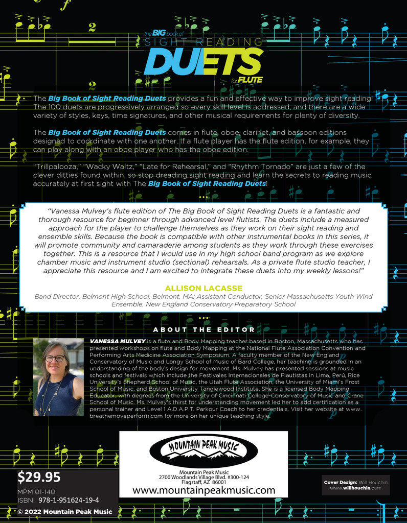 Big Book of Sight Reading Duets for Flute: 100 Sight Reading Challenges for You and a Friend