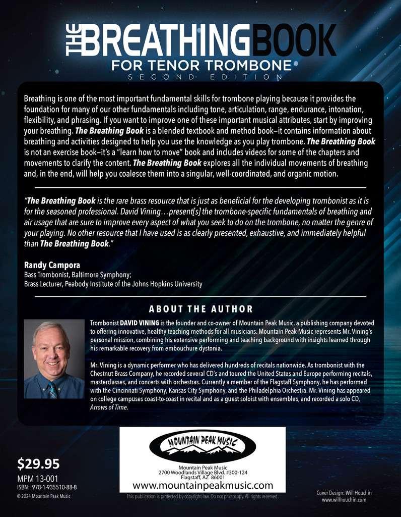 Breathing Book for Tenor Trombone