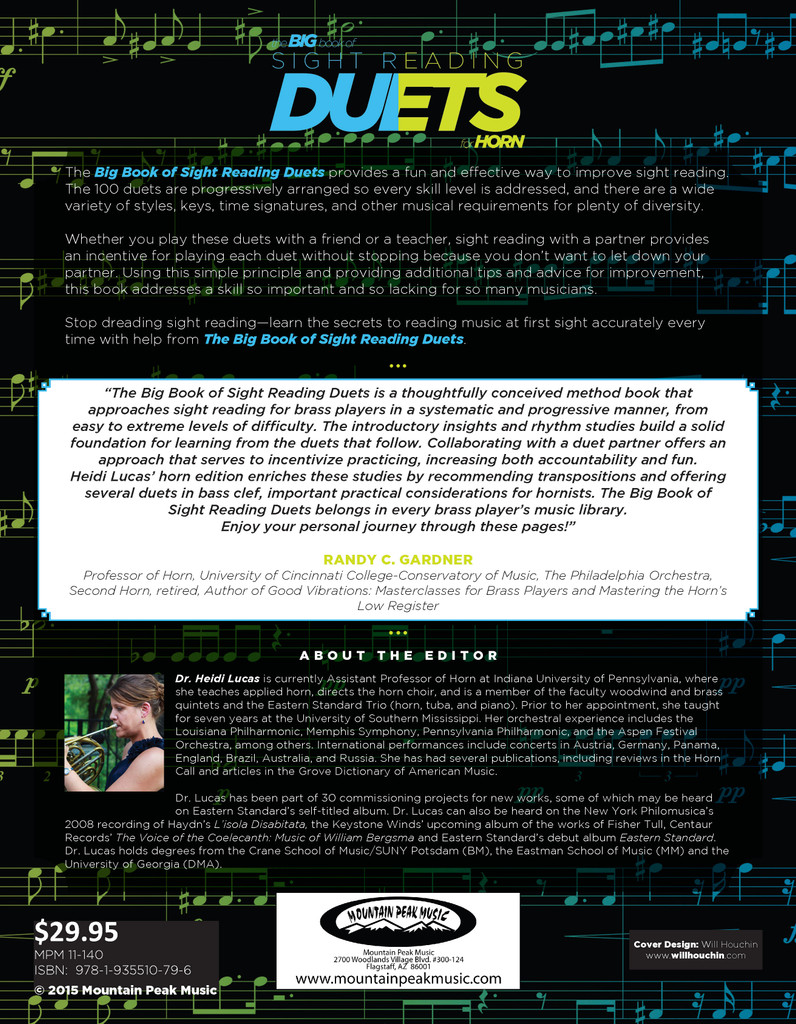 Big Book of Sight Reading Duets for Horn: 100 Sight Reading Challenges for You and a Friend - PDF Download Version