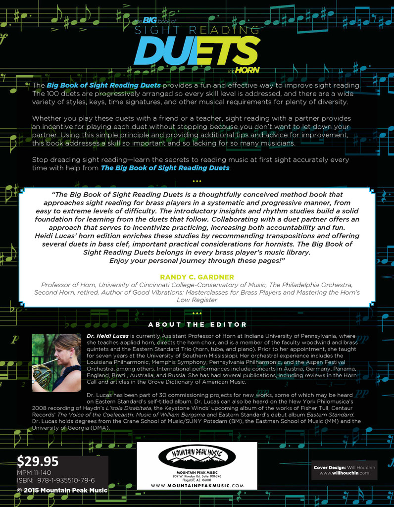 Big Book of Sight Reading Duets for Horn: 100 Sight Reading Challenges for You and a Friend - PDF Download Version