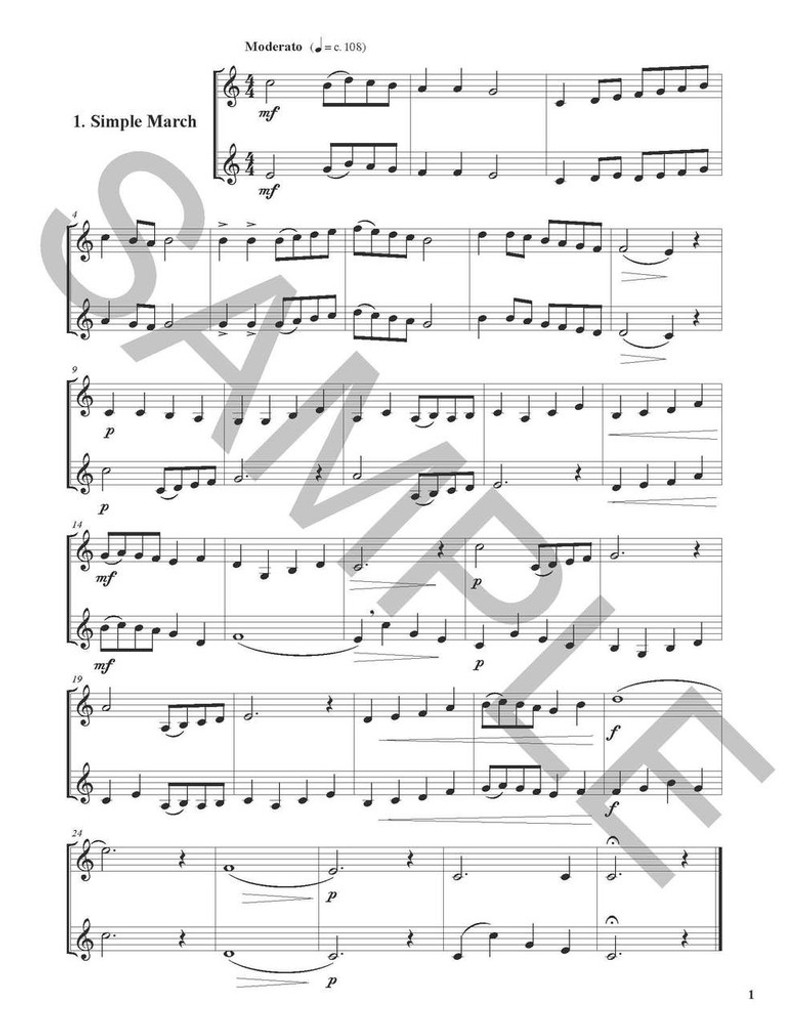 Big Book of Sight Reading Duets for Trumpet: 100 Sight Reading Challenges for You and a Friend - PDF Download Version