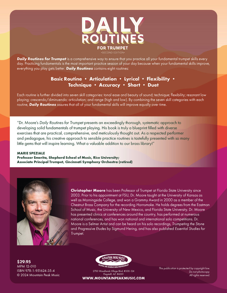 Daily Routines for Trumpet - PDF Download Version