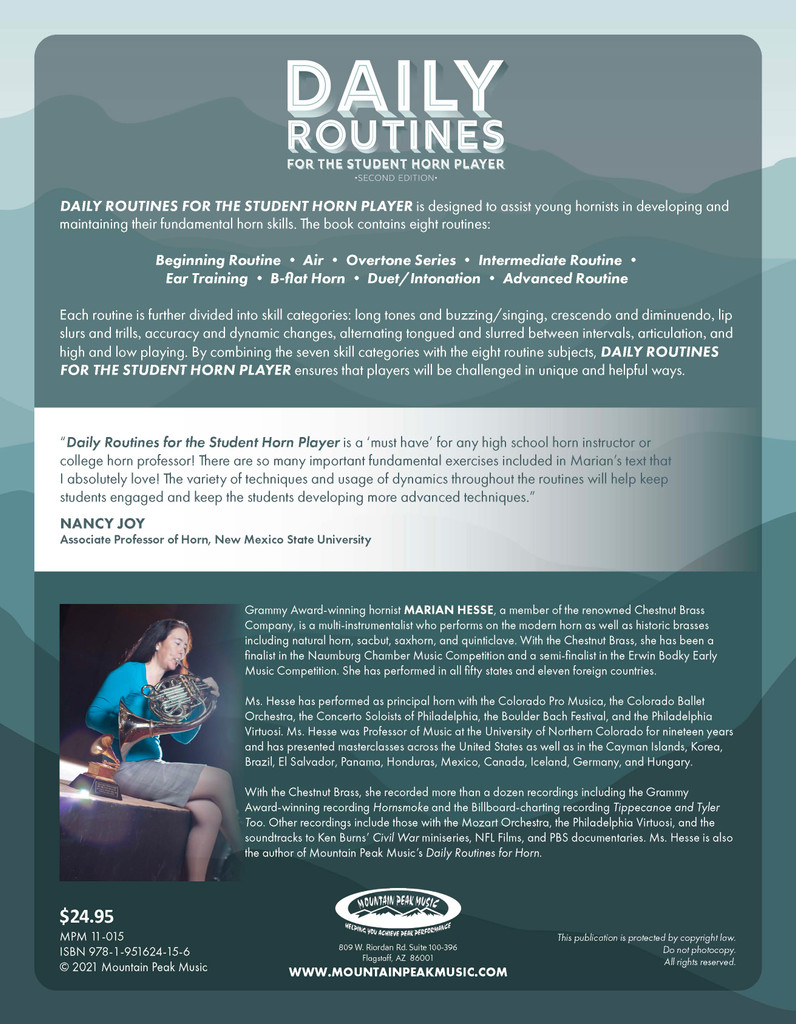 Daily Routines for the Student Horn Player - PDF Download Version