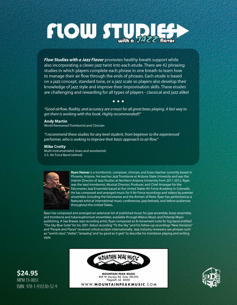 Flow Studies with a Jazz Flavor for Tenor Trombone - PDF Download Version