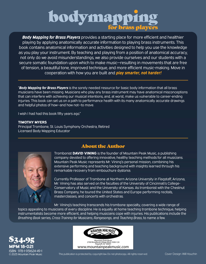 Body Mapping for Brass Players: Play Smarter, not Harder - PDF Download Version