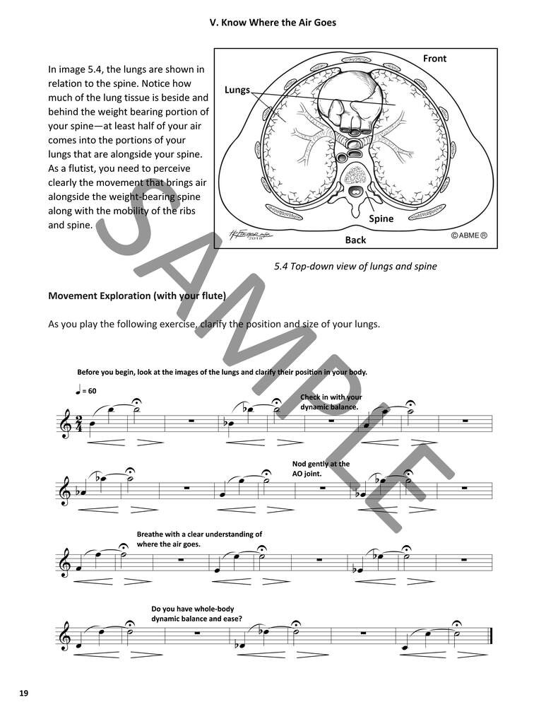 Breathing Book for Flute