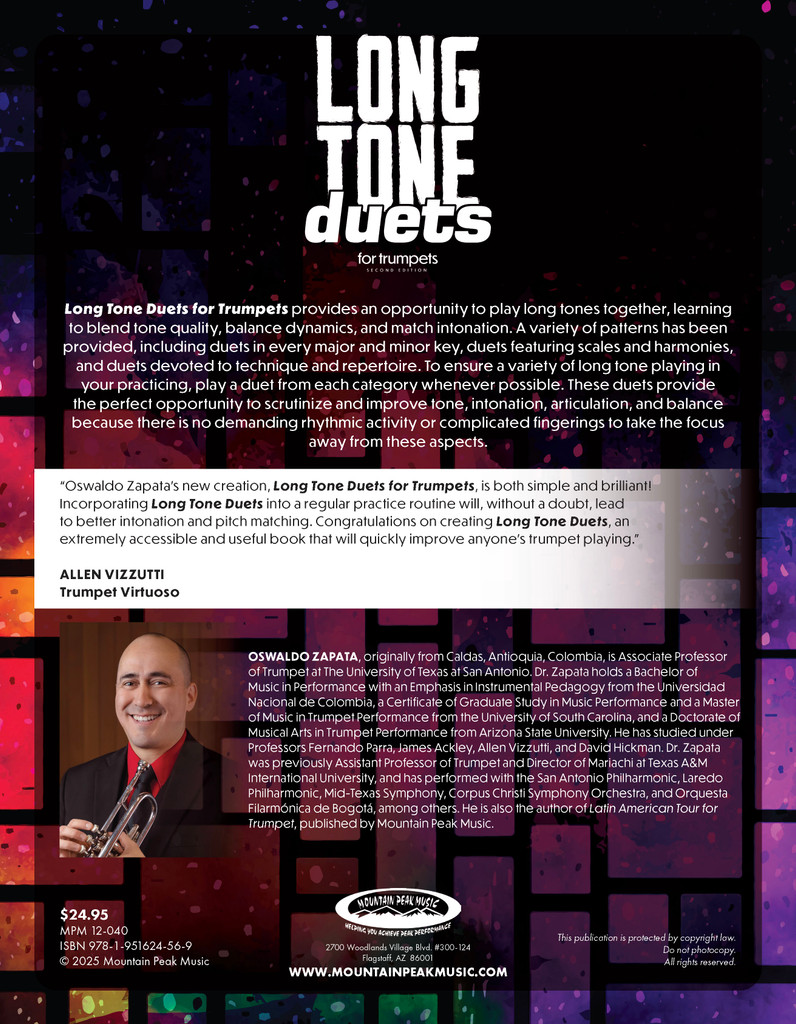 Long Tone Duets for Trumpets