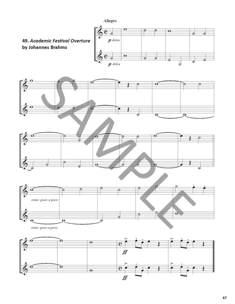 Long Tone Duets for Trumpets - PDF Download Version