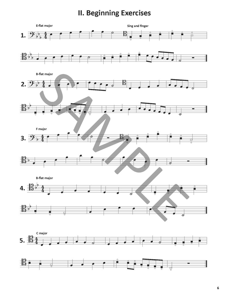 Concise Method for Learning Tenor Clef on Trombone: Bridging the Gap Between Singing and Playing