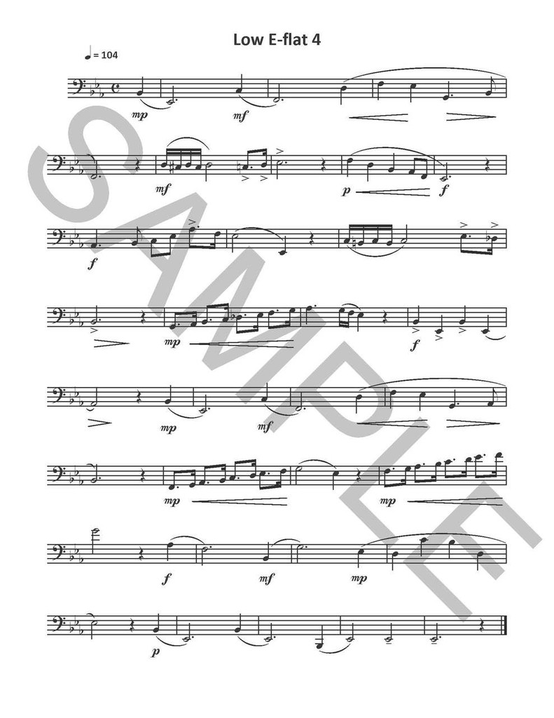 Rangesongs for Tenor Trombone