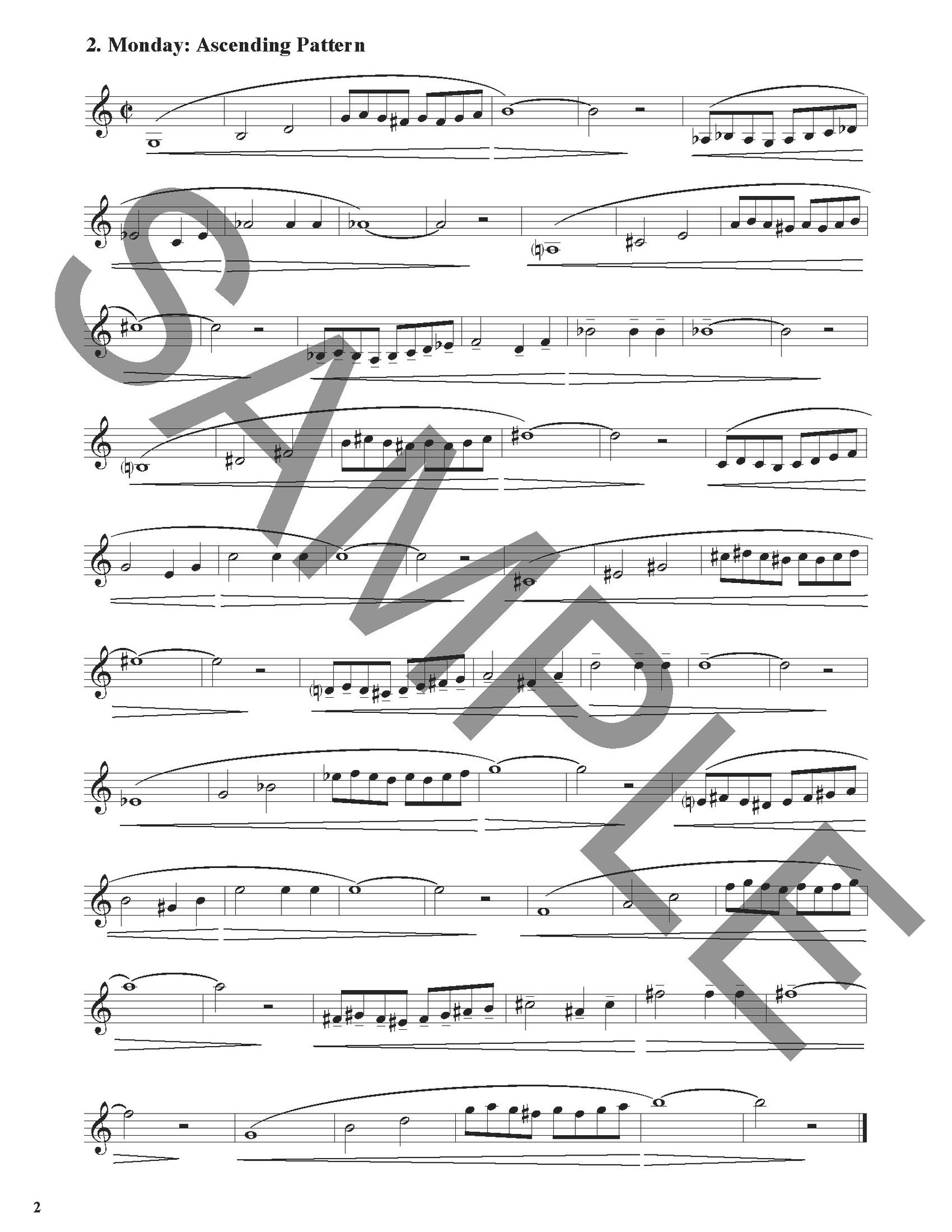 Flow Studies for Euphonium TC: A Daily Phrasing and Technique