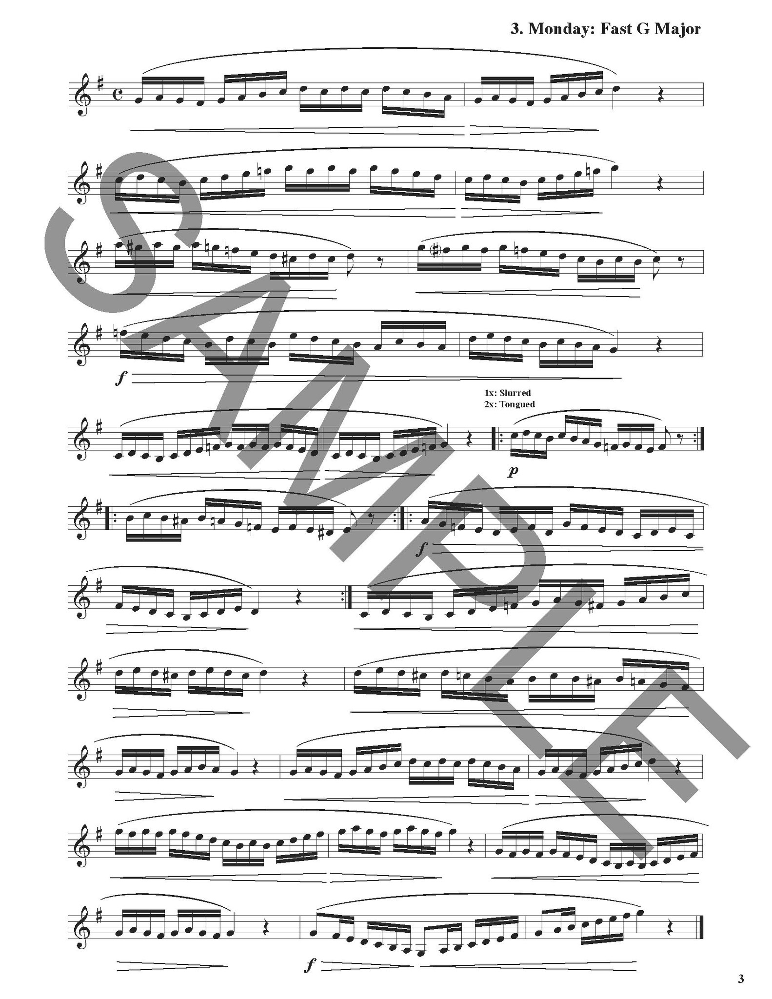 Flow Studies for Euphonium TC: A Daily Phrasing and Technique