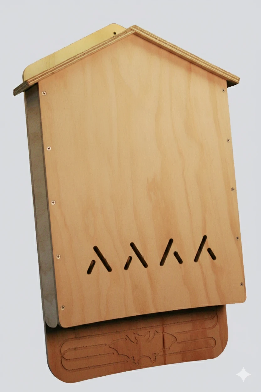 Bat House Kit - Two Chamber - BCI Certified - Habitat For Bats LLC