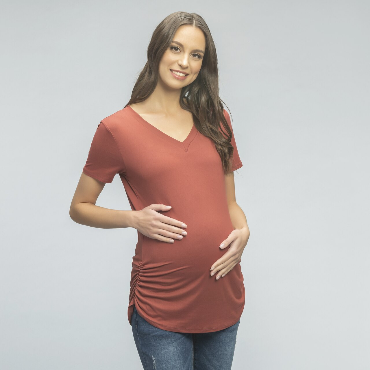 Side Ruching Maternity/Nursing Tank Top – HELLO MIZ