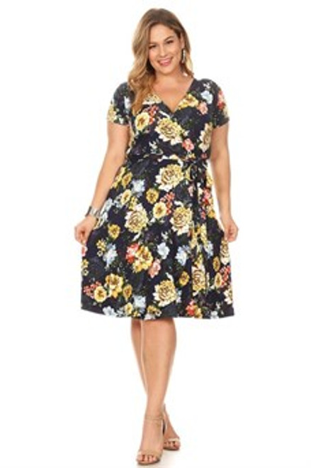 This floral maternity dress features a surplice neckline, waist tie, and pretty florals on silky fabric! Perfect for any time of year, this midi, half sleeve dress adds a relaxing touch to your collection!




Origin : USA