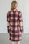 A brushed knit maternity dress featuring a an allover plaid construction, a turtleneck, dropped shoulders, long sleeves, and a midi length.


Origin : USA