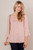 Solid dusty pink knit maternity top with 3/4 length bell sleeves, v-neckline, and rounded hem.


Origin : USA