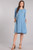 This is a solid blue knee-length maternity dress featuring an empire waist with 3/4 sleeves, a round neck, feminine pleats, and comfortable pockets. This piece is comfortable, versatile, and can be worn before, during, and after pregnancy!


Origin : USA
