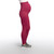Premium burgundy activewear maternity leggings with elastic belly band. Wear these leggings during pregnancy and postpartum!