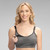 Premium black maternity/nursing sports bra. Wire free. Adjustable straps. Removable padded cups. Clasp back closure.