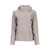 A cozy light grey maternity and nursing pullover hoodie featuring long sleeves, two front pockets and zipper access to chest for easy nursing or pumping. This hoodie is made of heavyweight fleece for supreme softness and warmth. Rib-knit cuffs and waist help keep out the cold. The relaxed fit allows for easy layering.