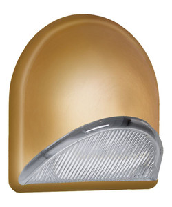 Besa Gabby Sconce Gold/Clear 1x60W Incandescent - GABBYGD