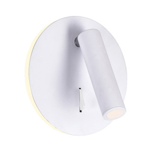 LED Sconce with Matte White Finish - 1241W6-103