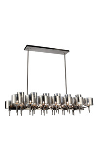 26 Light Up Chandelier with Pearl Black finish - 5526P46-26-612