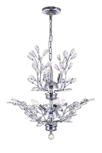 6 Light Chandelier with Chrome finish - 5206P22C