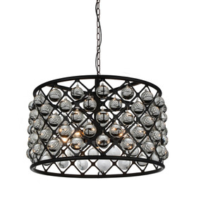 5 Light Chandelier with Black finish - 9862P20-5-101